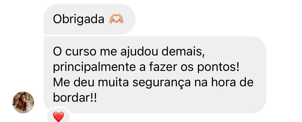 Depoimento de aluna 1
